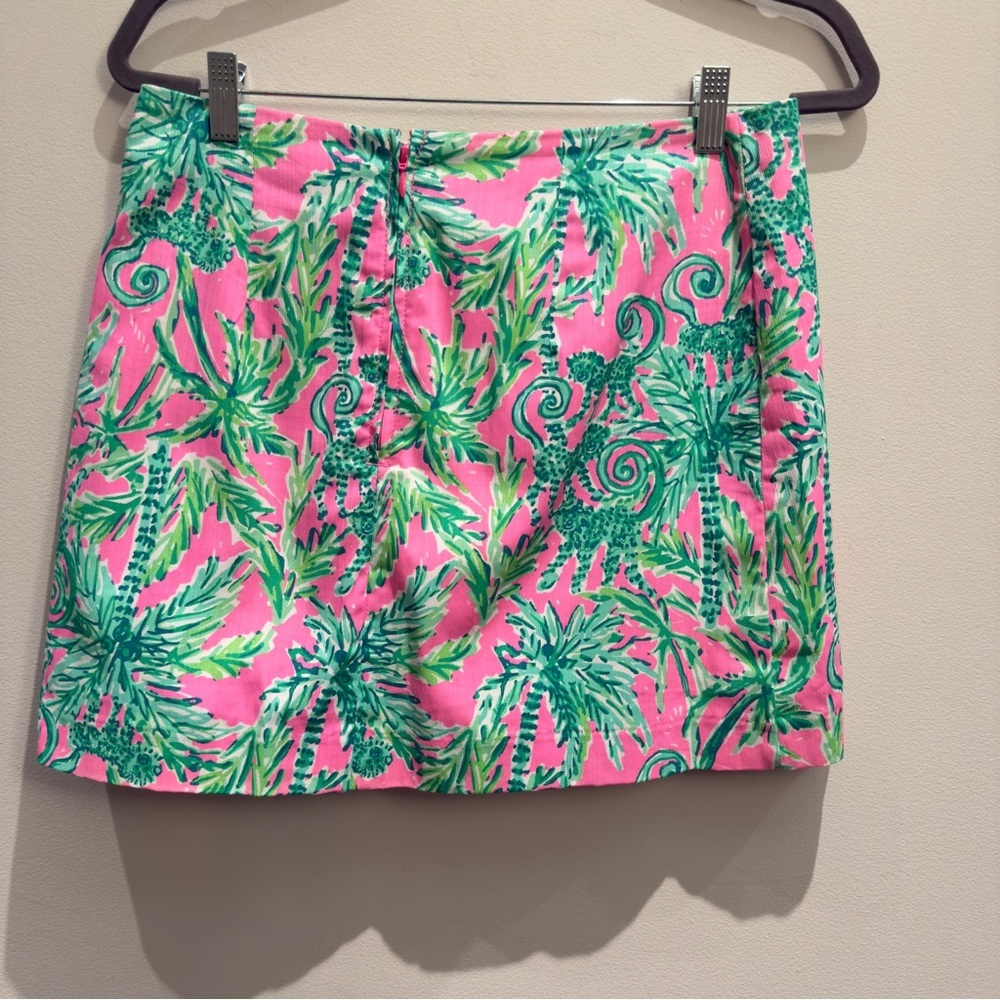 NWOT- Lilly Pulitzer Prosecco Pink Hanging Around Tawney Monkey Skort Size 6 - Picture 2 of 9